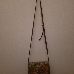 Patricia Nash Vintage Map Print Crossbody Bag